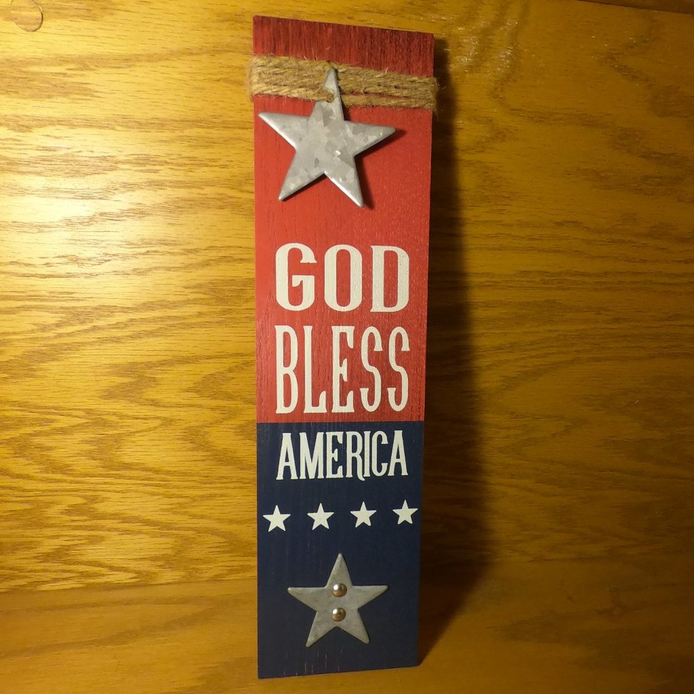 God Bless America Wall Decor